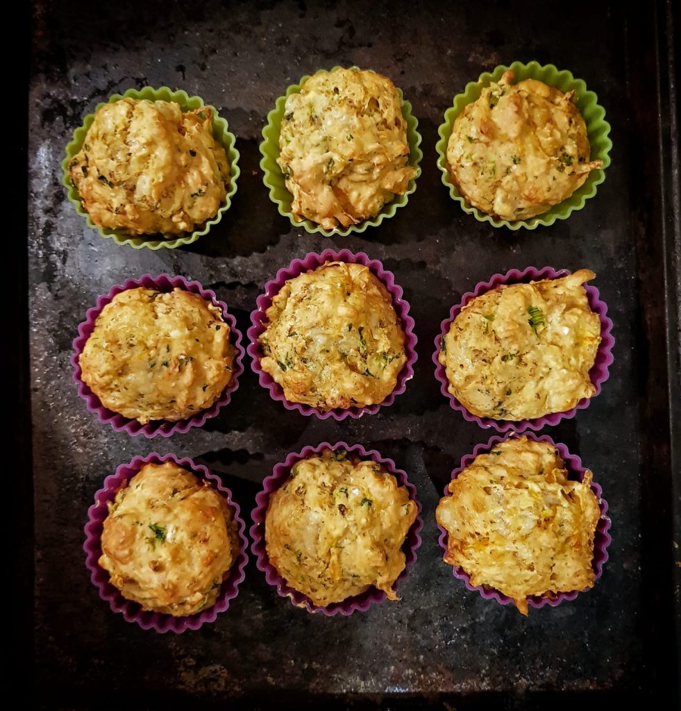 Courgette Spinach And Cheese Muffins Kitchen Titbits