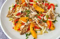 Smoked mackerel and orange salad