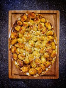 Cottage pie gnocchi topping