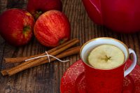 Apple and cinnamon tea