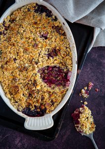 Berry crumble