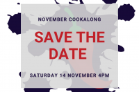 Save the date November cookalong