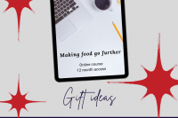 Christmas gift ideas Making food go further online course