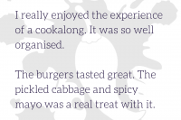 Nicola's Cookalong Testimonial