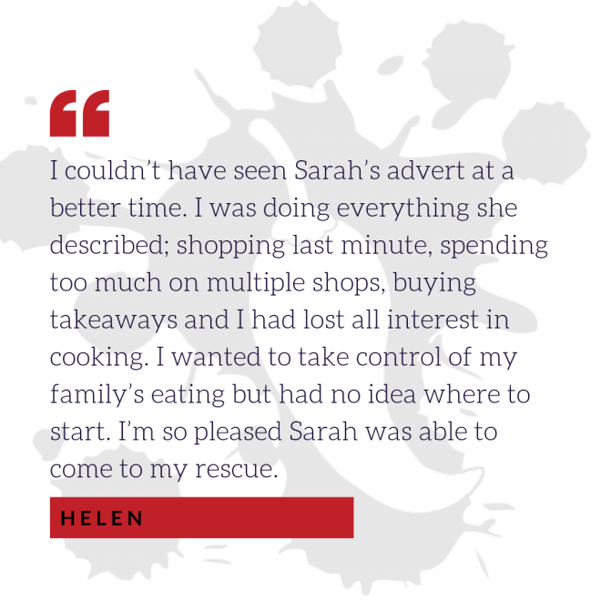 Helen's Making food go further testimonial