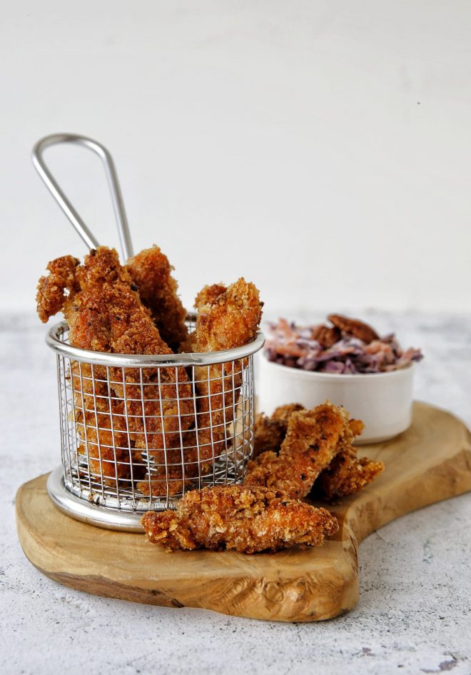 Spiced chicken dippers – Kitchen Titbits