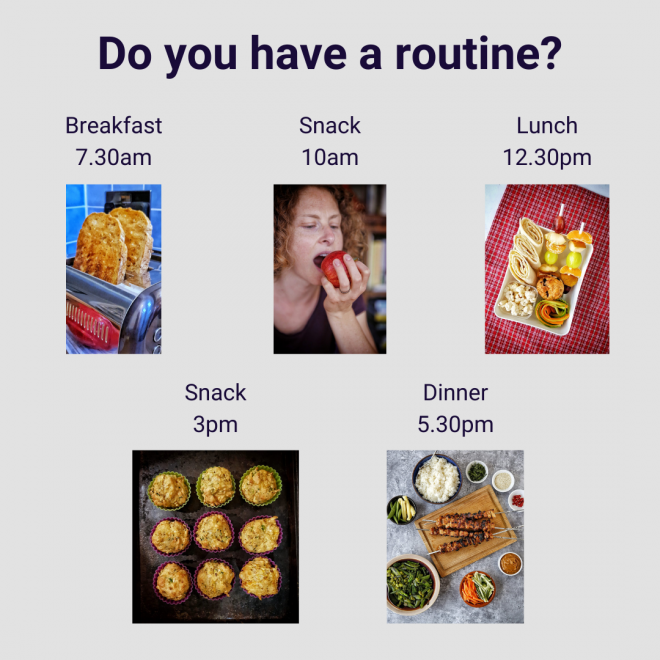 Mealtime routine
