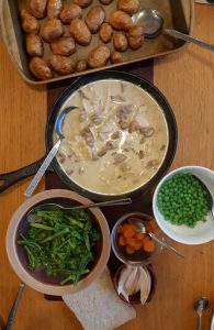 Creamy turkey stew