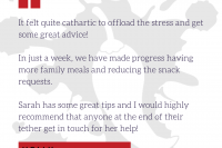 Holly's How to feed your fussy eater testimonial