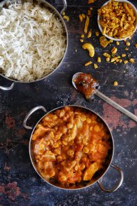 Chicken and lentil curry