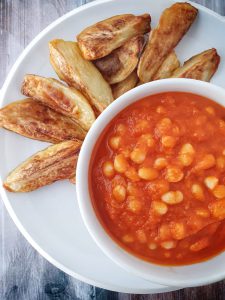 Homemade baked beans