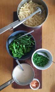 Creamy smoked salmon pasta