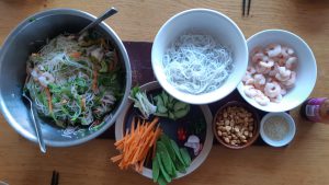 Prawn glass noodle salad