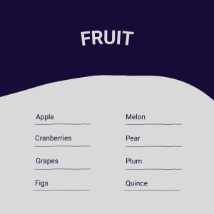 Whats in season - October fruit
