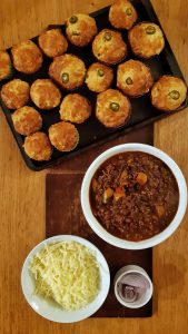 Chilli cornbread muffins