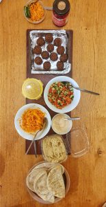 Falafel salads