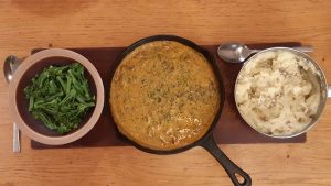 Mushroom and spinach stroganoff