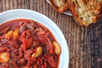 Chorizo and bean stew