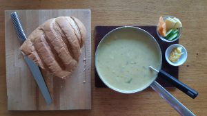 Smoked haddock chowder