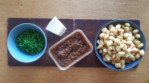 Veggie Bolognese with crispy gnocchi