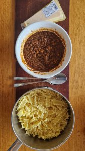 Veggie Bolognese with pasta