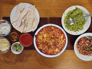 Enchilada traybake