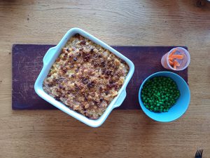 Chorizo mac and cheese