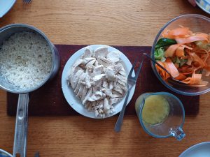 Hainanese chicken rice