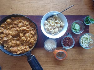 Tomato fennel pasta