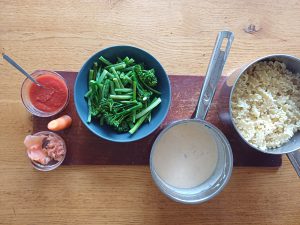 Creamy smoked salmon pasta