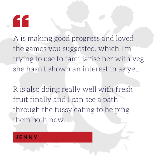 Jennys how to feed your fussy eater course testimonial