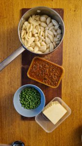 Bolognese with pasta