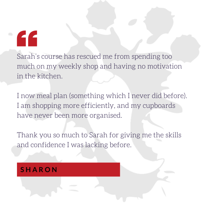 Sharons Making food go further course testimonial