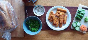 Fish finger sandwiches