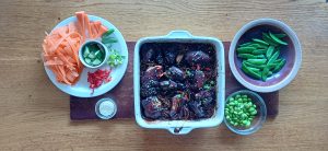 Teryaki chicken noodles