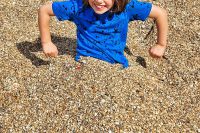 A on the beach