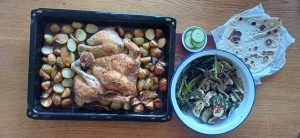 Greek roast lemon chicken