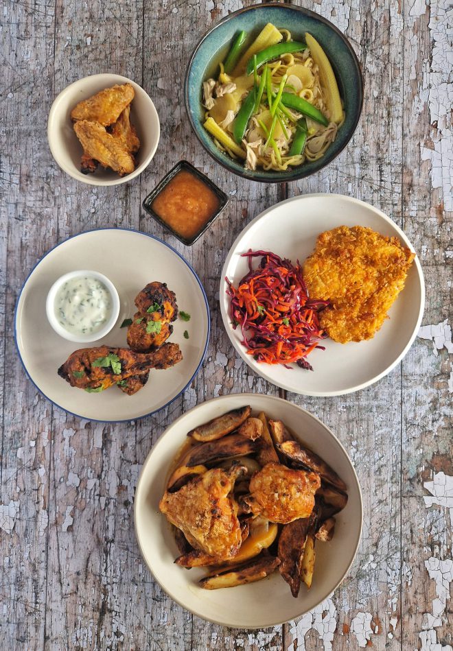 One chicken five ways