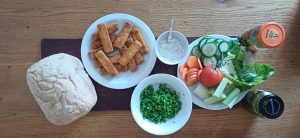 Fish finger sandwiches