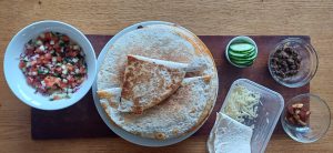 Chicken quesadillas