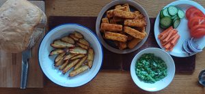 Fish finger sandwiches