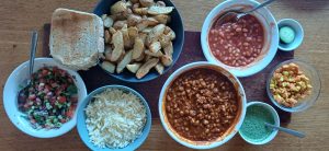 Masala beans loaded wedges