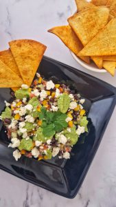 Mexican black bean and corn salad