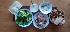 Smoked chicken Caesar