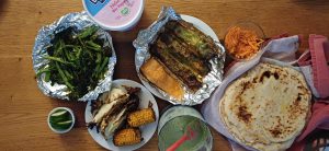 Coriander chutney salmon