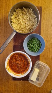 Sausage ragu with pasta