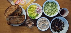 Smoked mackerel and tuna pate