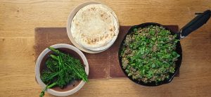 Smoked tofu and mushroom keema