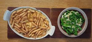 Chip topped fish pie