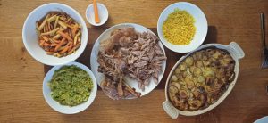 Roast duck with dauphinoise